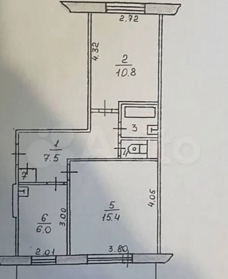 квартира г Набережные Челны р-н Автозаводский 47-й комплекс Республика Татарстан Татарстан, 19 фото 5