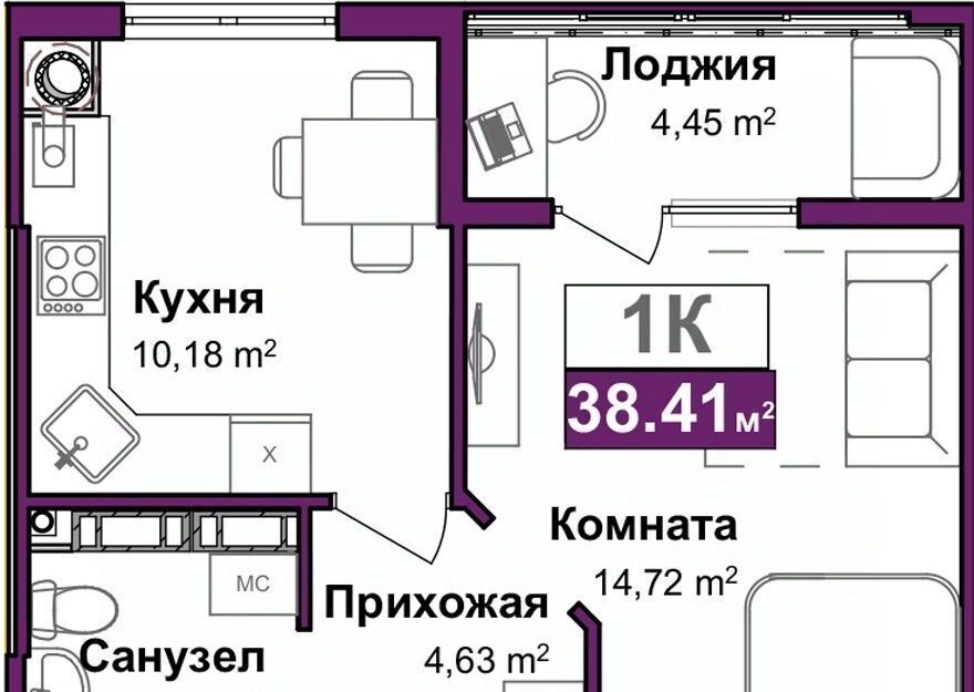 квартира г Симферополь р-н Центральный Город Мира жилой комплекс фото 1