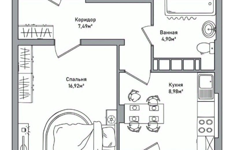 квартира г Ярославль р-н Дзержинский ул Брагинская 18к/3 фото 1