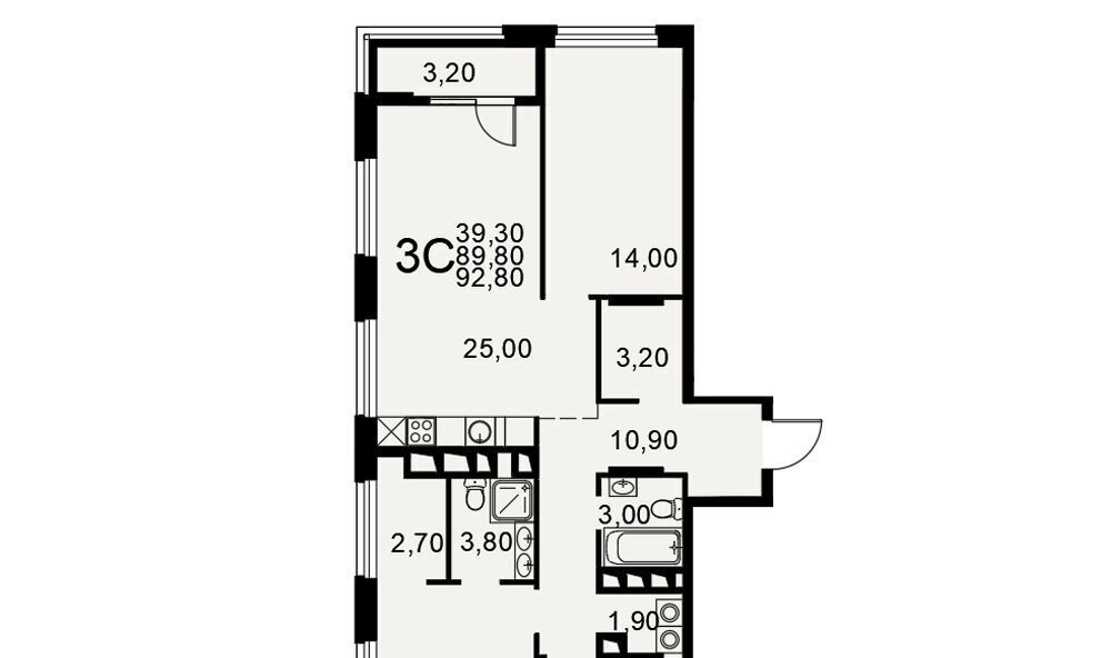 квартира г Рязань р-н Московский ш Московское 49к/1 фото 8