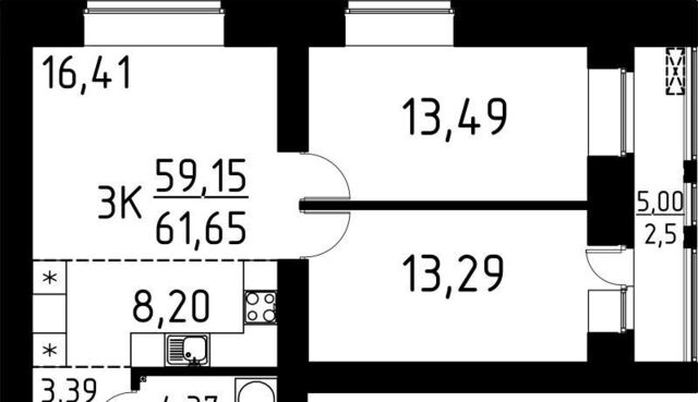 р-н Кировский ул Вершинина 58к/2 фото