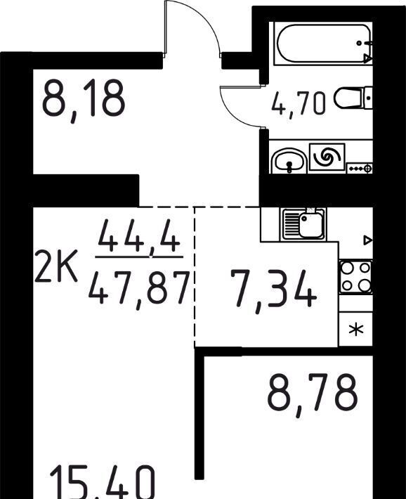 квартира г Томск р-н Кировский ул Вершинина 58к/1 фото 1