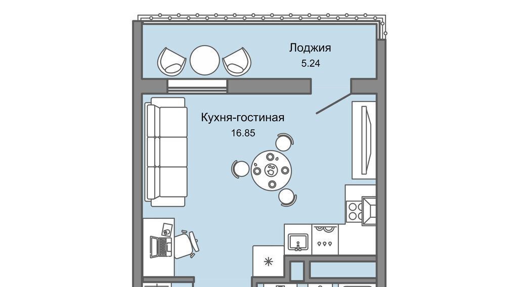 квартира г Ульяновск р-н Заволжский Новый Город 10-й кв-л, Улла жилой комплекс фото 1