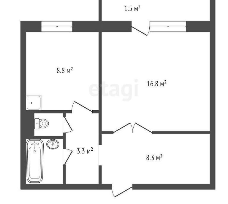 квартира г Красноярск ул Фруктовая 5 фото 10