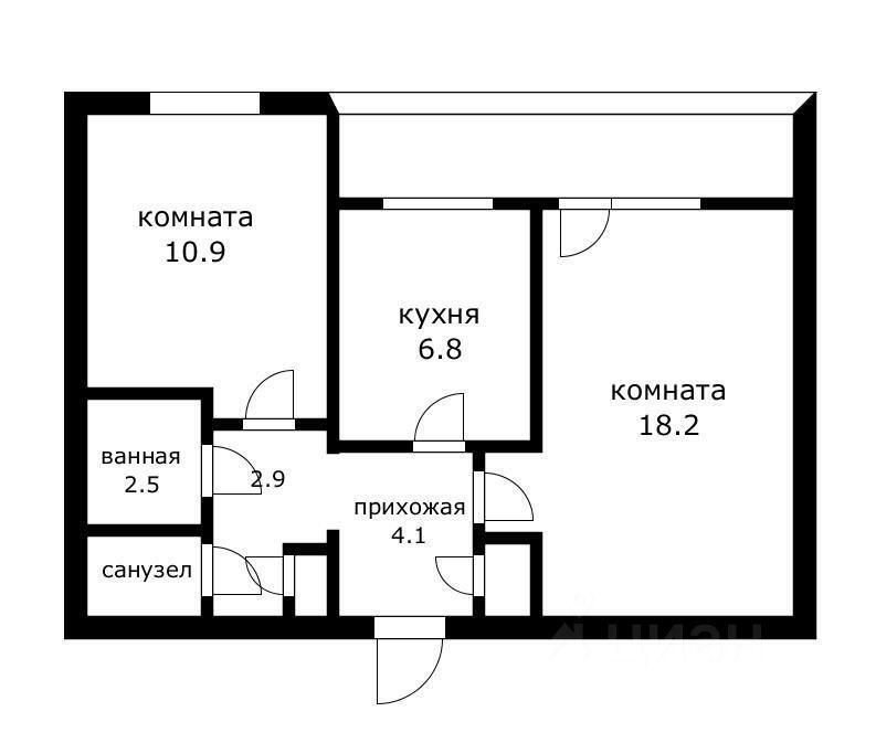 квартира г Краснодар ул Брянская 4 фото 3