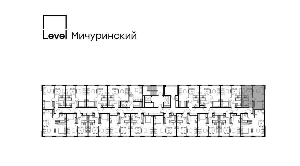 квартира г Москва метро Мичуринский проспект ЖК Левел Мичуринский к 9 фото 2