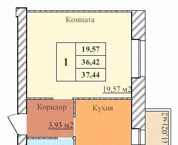 квартира г Ярославль р-н Дзержинский Норское ЖК "ЗАРЯ" фото 1