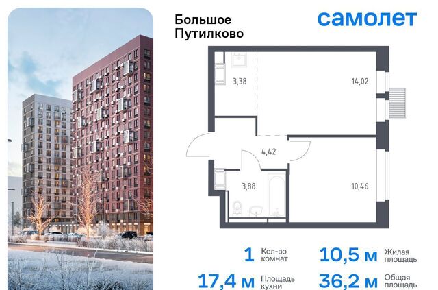 квартира ЖК «Большое Путилково» 28 Пятницкое шоссе фото