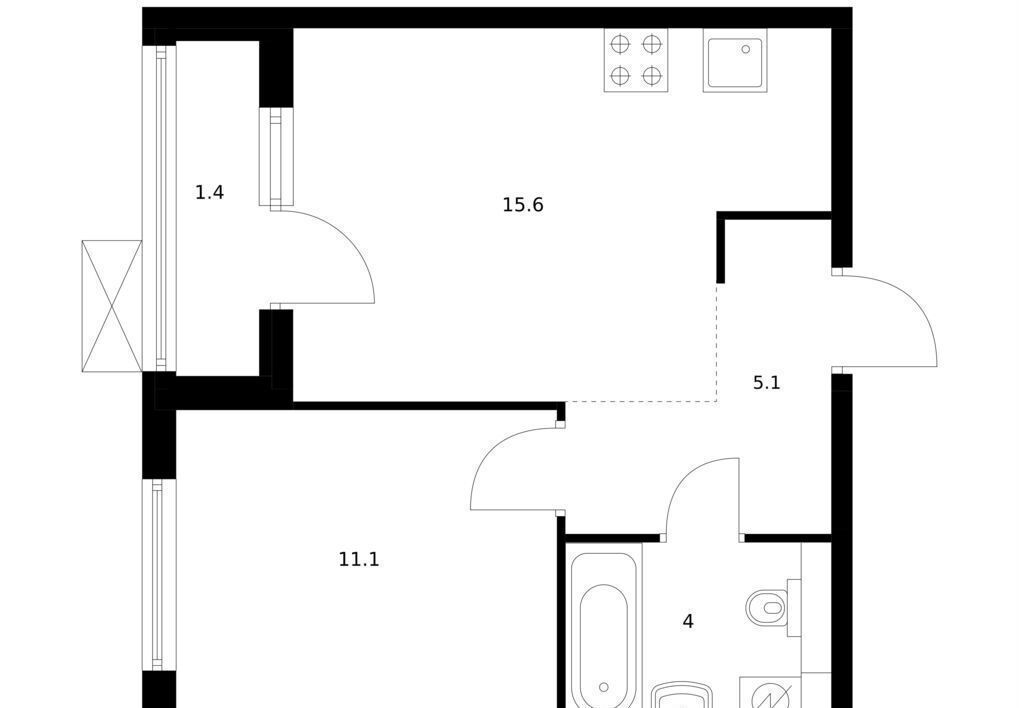 квартира г Ярославль р-н Фрунзенский ул Академика Колмогорова 24 фото 1