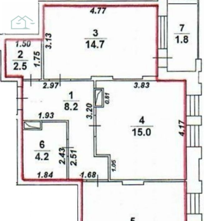 квартира г Воронеж р-н Железнодорожный ул Гаршина 25к/2 фото 2