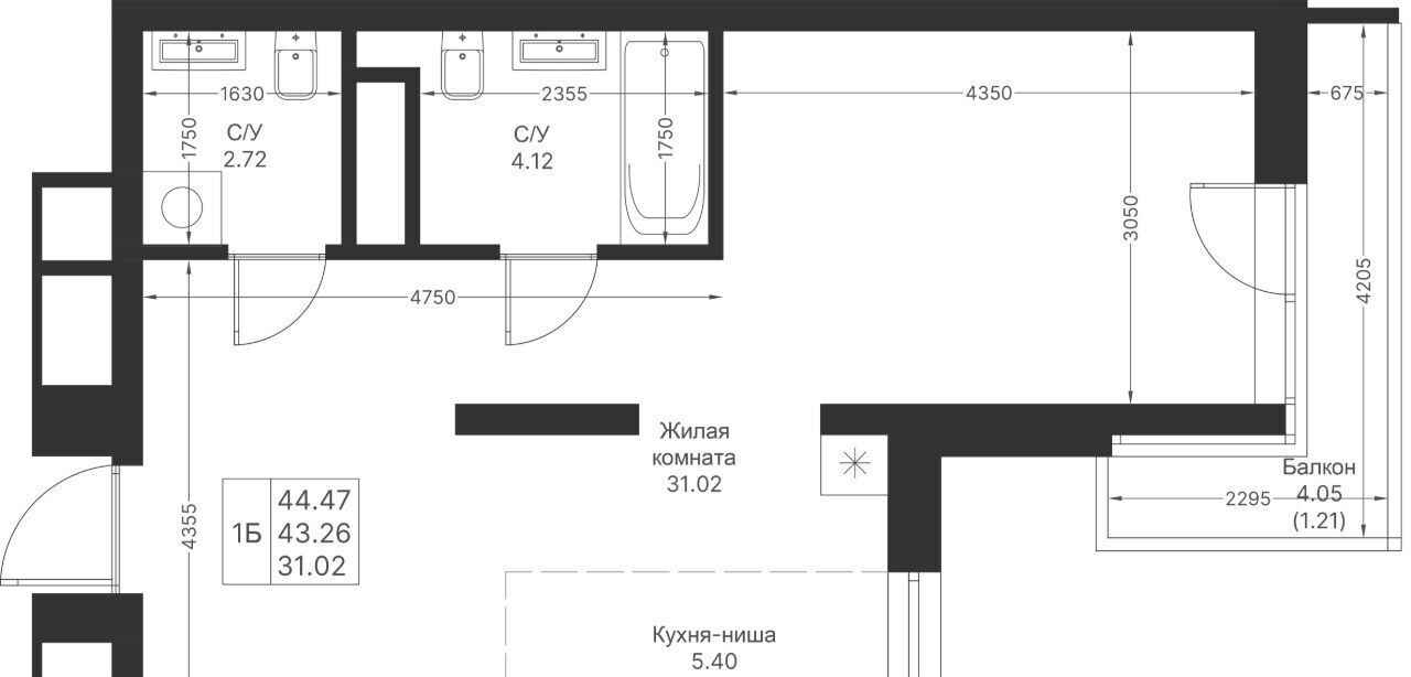 квартира г Казань метро Горки Мой Ритм жилой комплекс фото 2