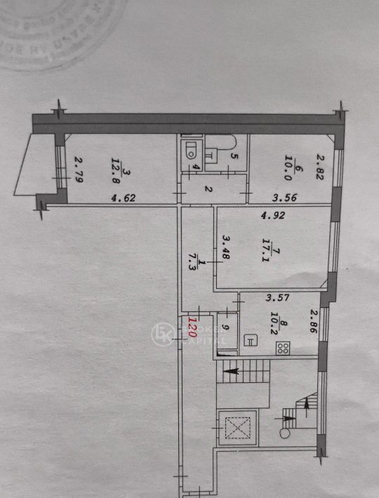 квартира г Новосибирск Заельцовская ул Краузе 5 фото 2