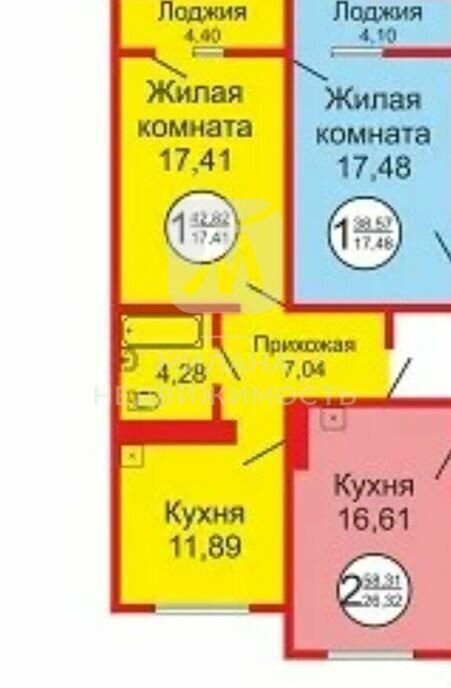 квартира г Оренбург р-н Ленинский ул Уральская 2/18 ЖК «Дубки» фото 2