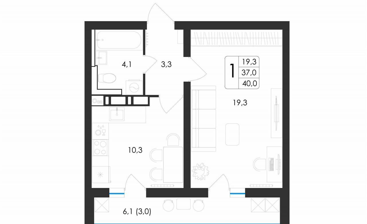 квартира г Воронеж р-н Центральный ул Шишкова 22 д. 140Б фото 2