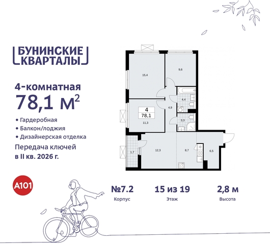 п Сосенское ЖК Бунинские Кварталы пр-кт Куприна 2 Сосенское, Ольховая, Бунинская аллея фото