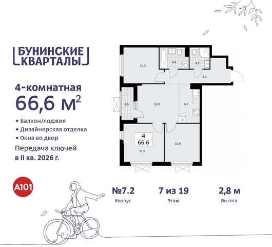 п Сосенское ЖК Бунинские Кварталы пр-кт Куприна 2 Сосенское, Ольховая, Бунинская аллея фото