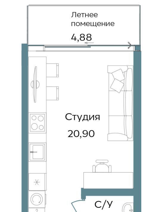 квартира г Саки ул Морская фото 1