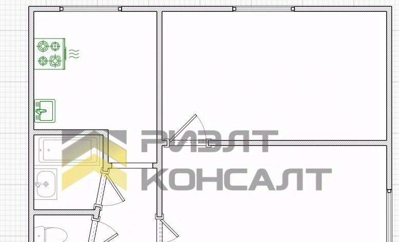 квартира г Омск р-н Кировский ул 2-я Казахстанская 44 фото 14