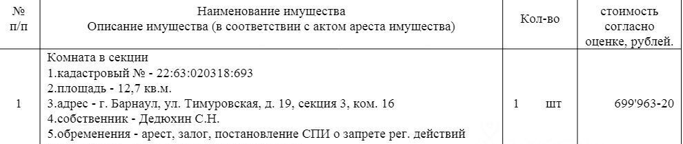 квартира г Барнаул р-н Октябрьский ул Тимуровская 19 фото 1