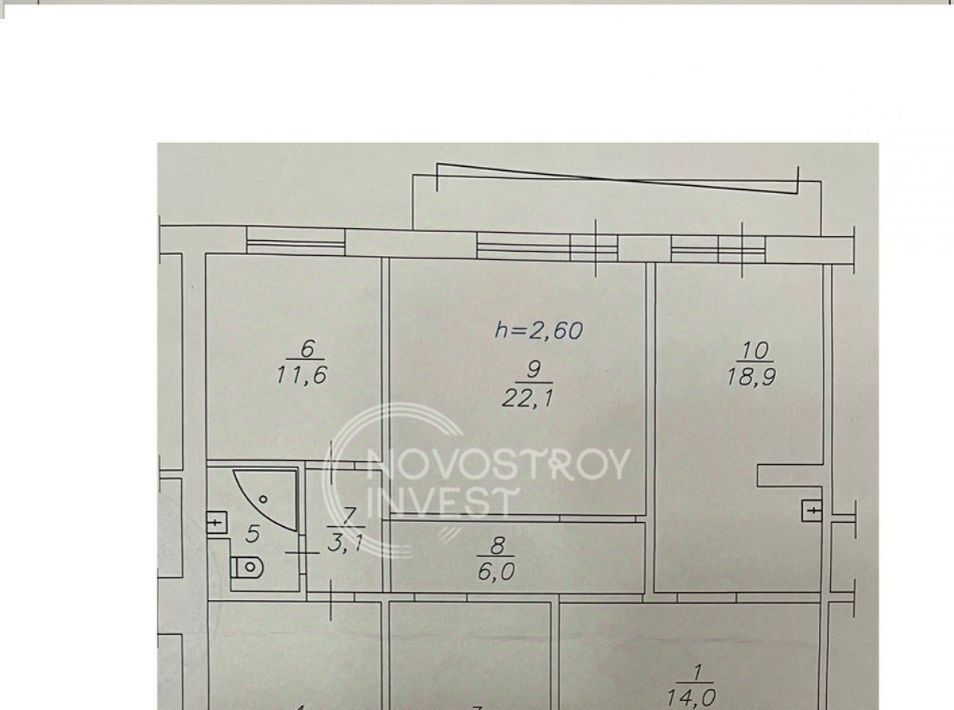 квартира г Красноярск р-н Советский ул Алексеева 24 фото 28