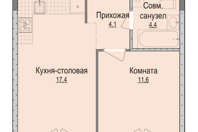 квартира р-н Индустриальный Центральный дом 52 городской округ Ижевск фото