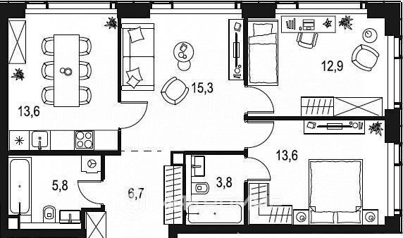 квартира г Москва метро Аминьевская ул Лобачевского 41 фото 1