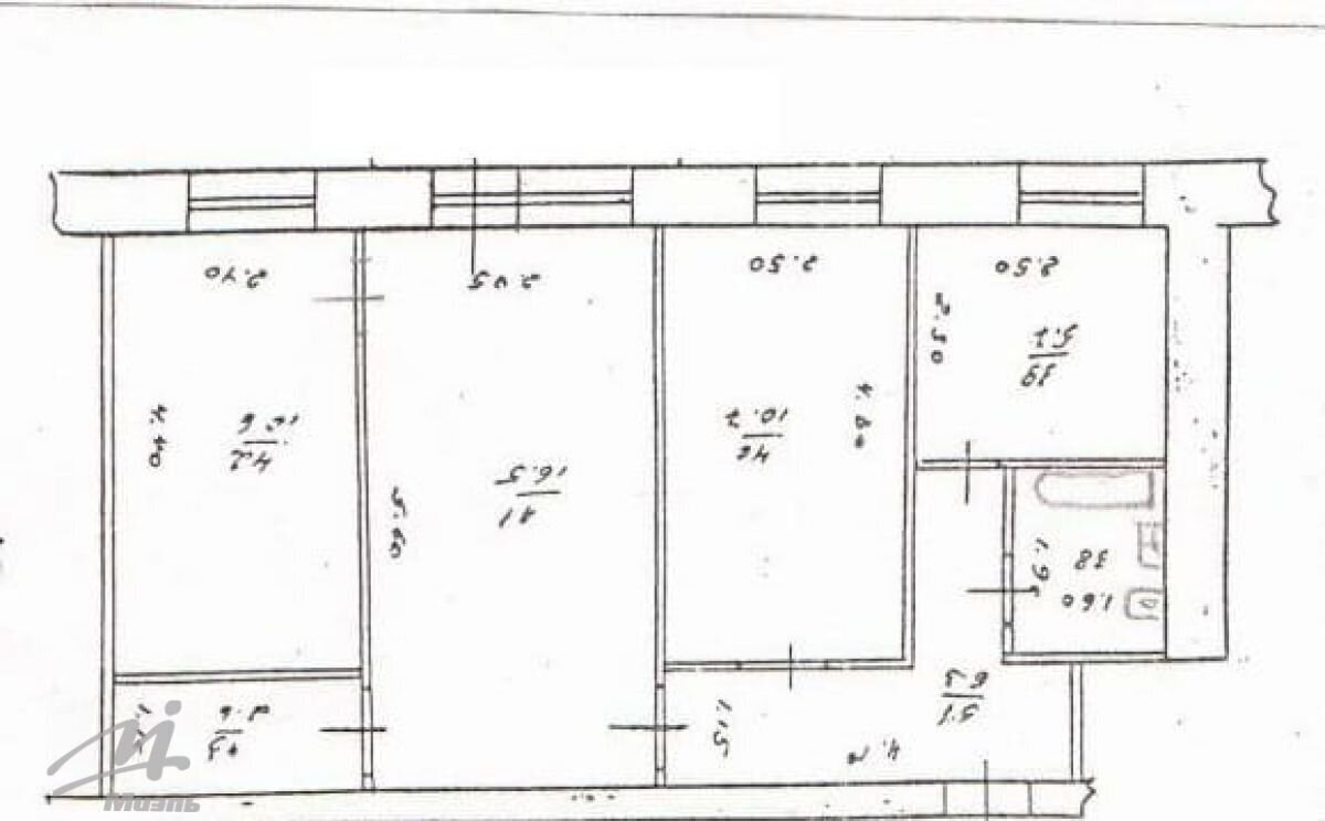 квартира г Барнаул р-н Железнодорожный ул Георгия Исакова 124 фото 10