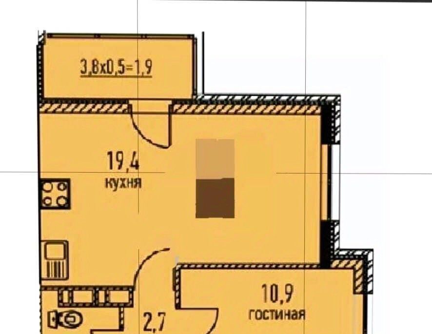 квартира р-н Анапский г Анапа ул Таманская 121к/15 фото 9