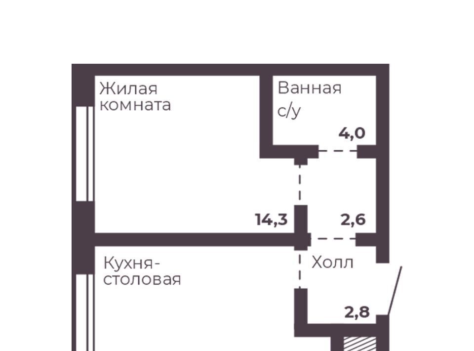 квартира г Челябинск р-н Тракторозаводский ЖК Ленина 4 фото 1