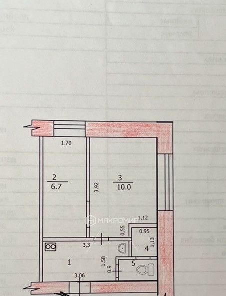 квартира г Казань Авиастроительная ул Химиков 33 фото 2