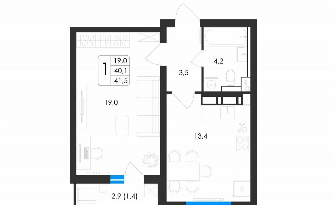 квартира г Воронеж р-н Центральный ул Шишкова 22 д. 140Б фото 2