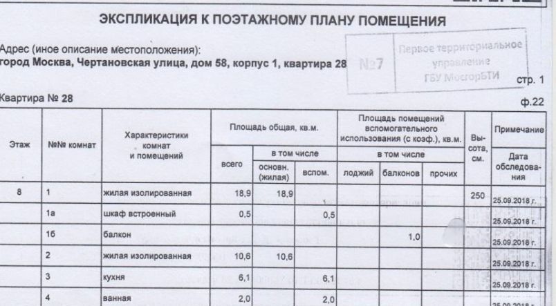 квартира г Москва метро Улица Академика Янгеля ул Чертановская 58к/1 фото 1