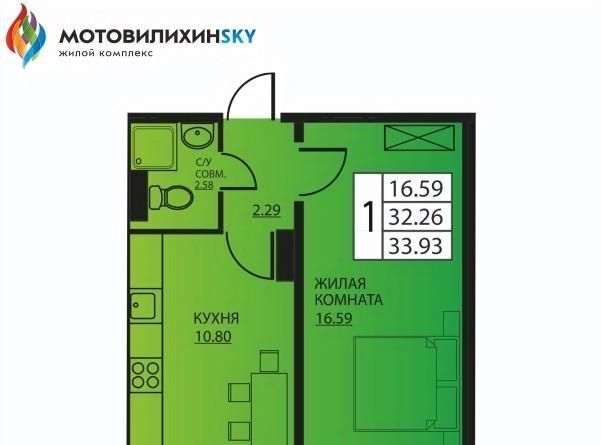 г Пермь р-н Мотовилихинский ул Гашкова 53к/2 ЖК «МотовилихинSky» фото