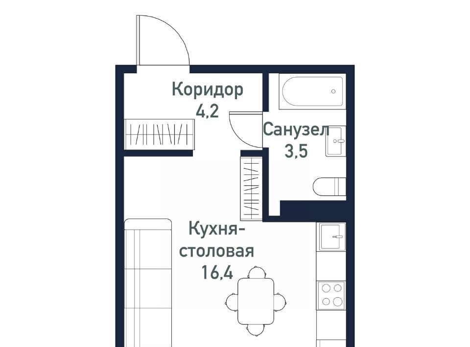 квартира р-н Сосновский п Западный Кременкульское с/пос, ул. Имени капитана Ефимова, 5 фото 1