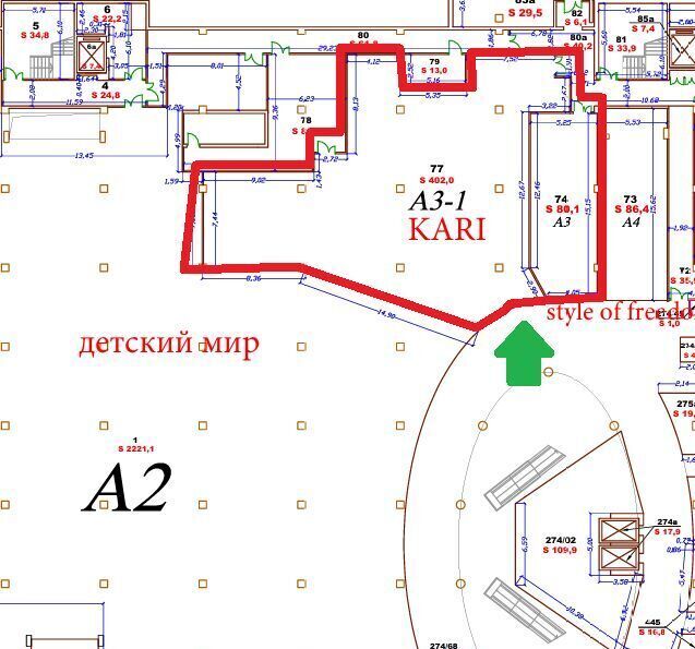 торговое помещение г Москва метро Фили пр-д Багратионовский 5 фото 4