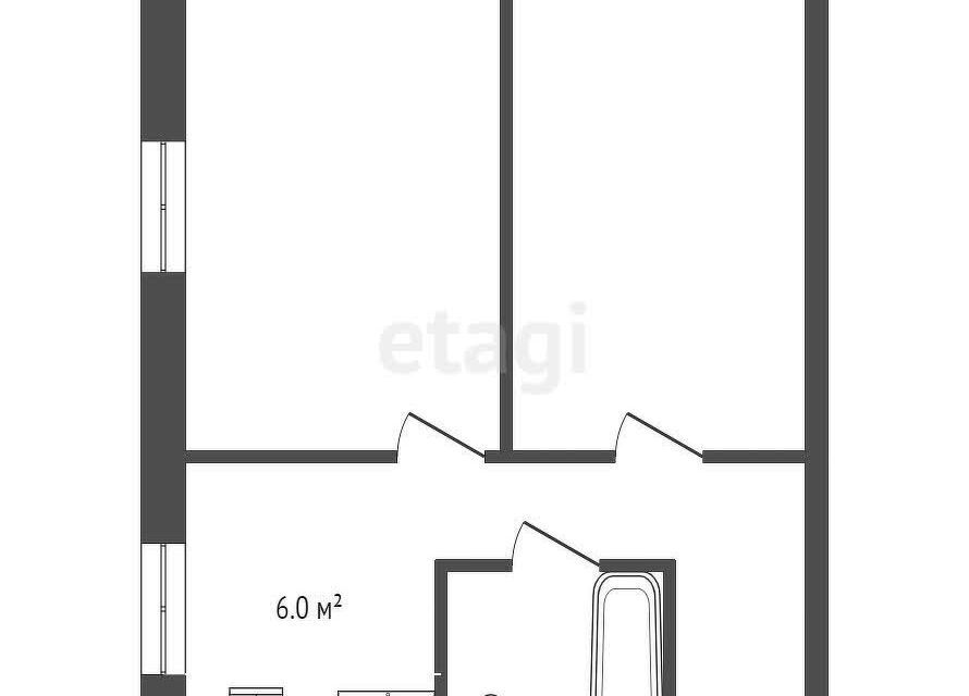 квартира г Чебаркуль Межозерная, 1 к 5, Чебаркульский городской округ фото 8