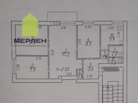 квартира р-н Сухиничский г Сухиничи ул Ленина 109 фото 5