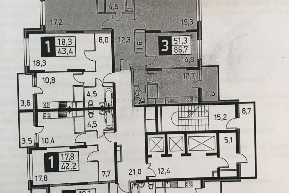 квартира г Одинцово ул Сколковская 3в ЖК «Сколковский» Одинцовский городской округ фото 2