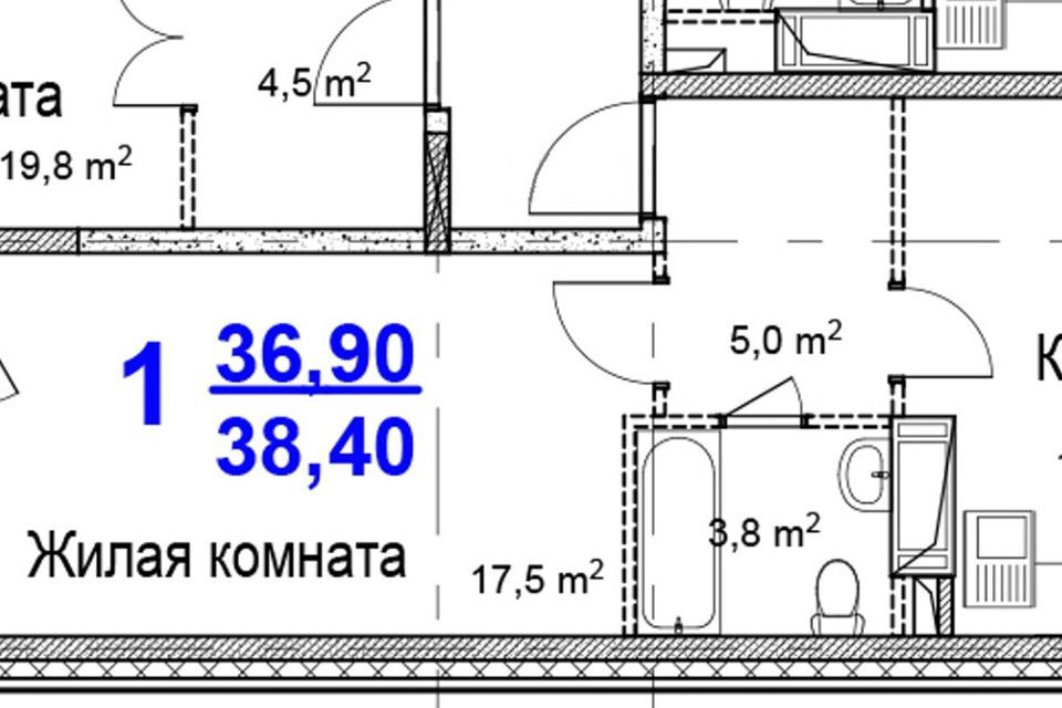 квартира городской округ Одинцовский г Звенигород мкр 3 17 фото 2