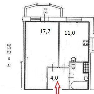 квартира г Санкт-Петербург р-н Красногвардейский ул Передовиков 3/2 округ Пороховые, Ленинградская область фото 32