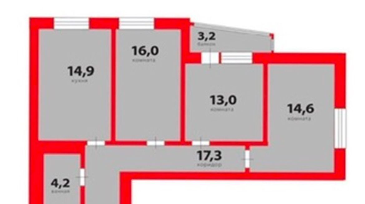 квартира г Новосибирск Октябрьская ул Вилюйская 15 фото 19