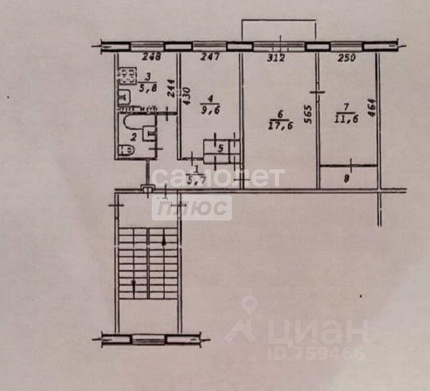 квартира г Новосибирск р-н Центральный ул Достоевского 22 фото 2