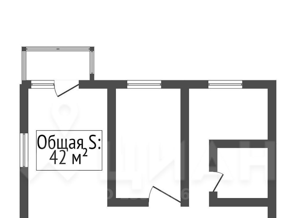 квартира г Новокузнецк р-н Заводской ул Климасенко 5/2 фото 2