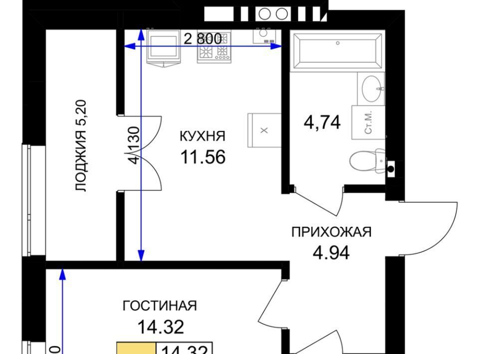 квартира р-н Гурьевский г Гурьевск ЖК «Включи» фото 1
