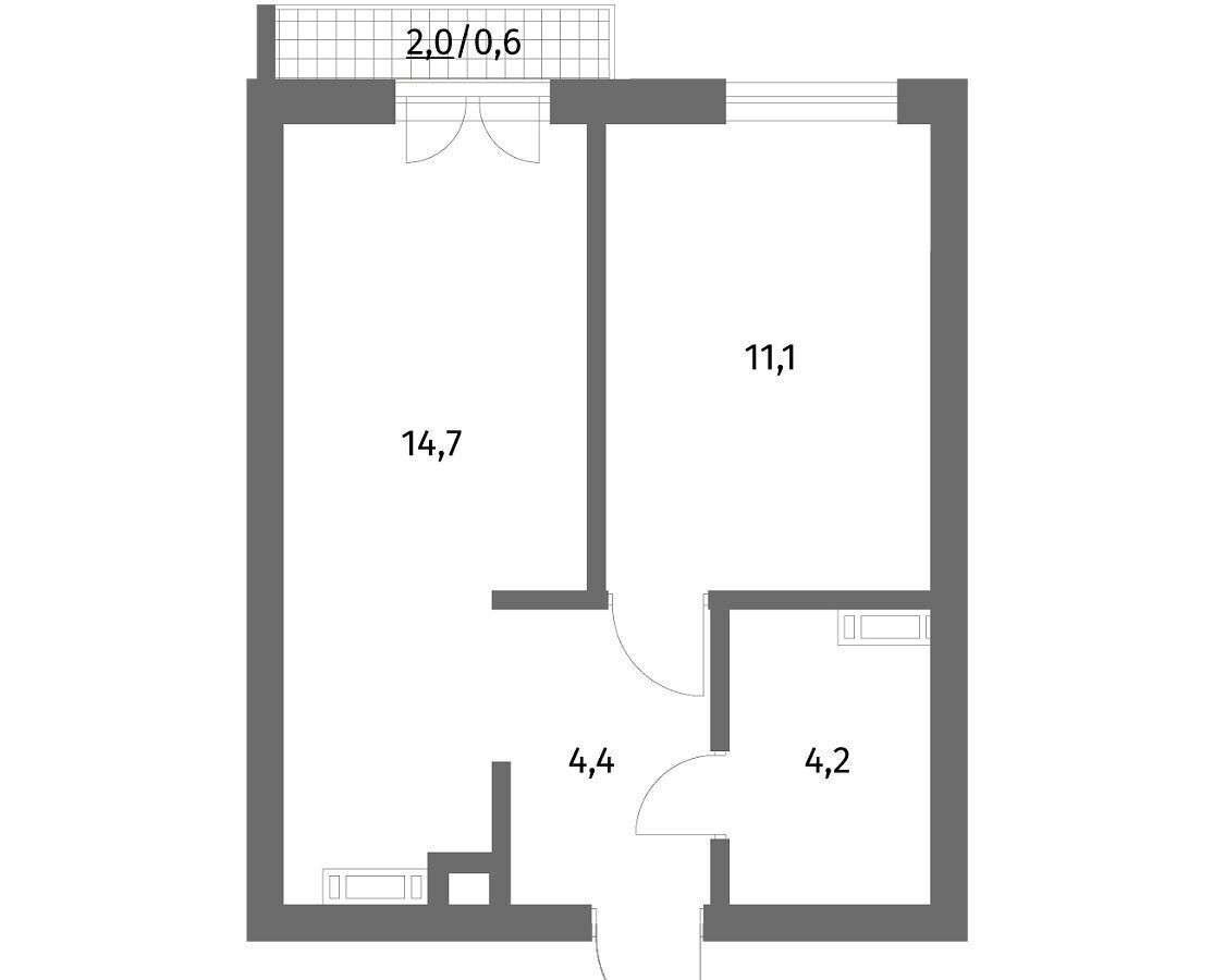 квартира р-н Гурьевский г Гурьевск ул имени Романа Руденко 3/2 фото 3