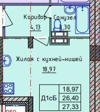 квартира г Ярославль р-н Дзержинский ул Брагинская 18к/2 фото 2