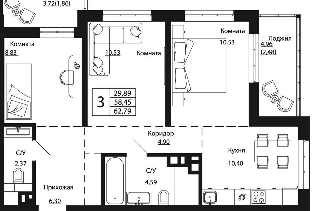 квартира г Ростов-на-Дону ул Текучева 370/2 фото 1