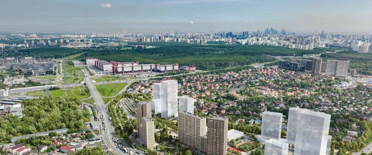 квартира г Москва п Мосрентген ЖК «Квартал Румянцево» метро Саларьево к 2 фото 3