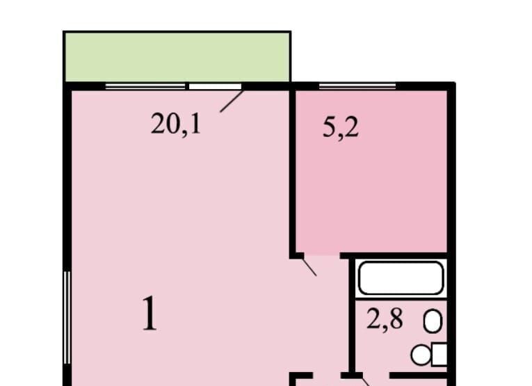 квартира г Москва метро Щелковская ул Байкальская 25к/2 фото 11