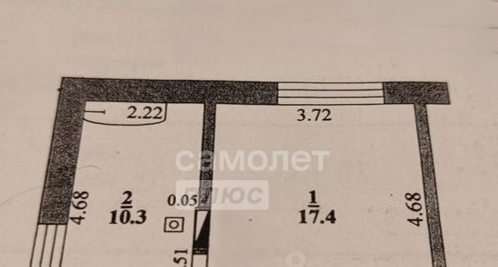 квартира р-н Липецкий с Боринское ул Чайковского 7 фото 2